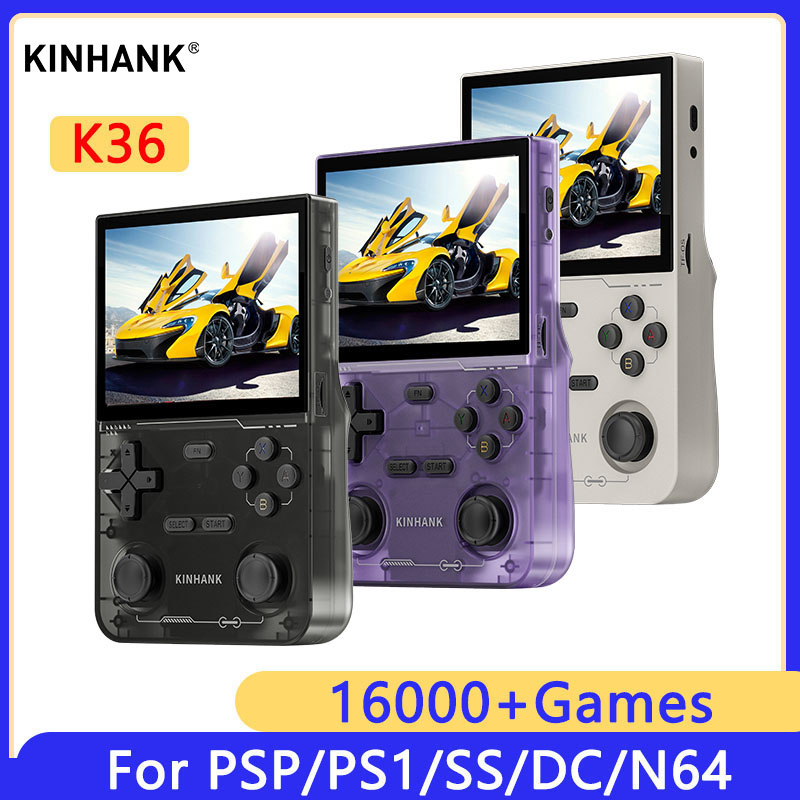 Gaming Console Emulator - KINHANK K36 Retro Handheld Video Game