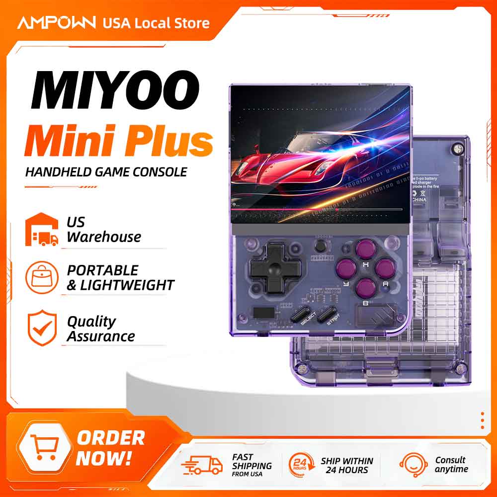 Gaming Console Emulator - Miyoo Mini+ Retro Handheld Game Console