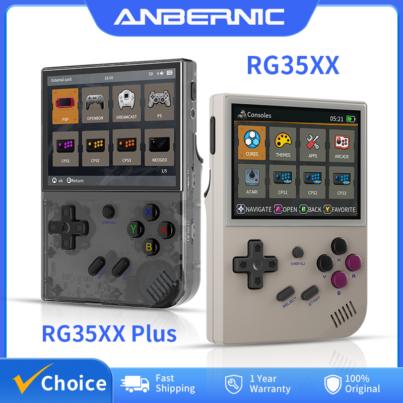 Gaming Console Under 5000 - ANBERNIC RG35XX Plus/RG35XX Retro Handheld Game