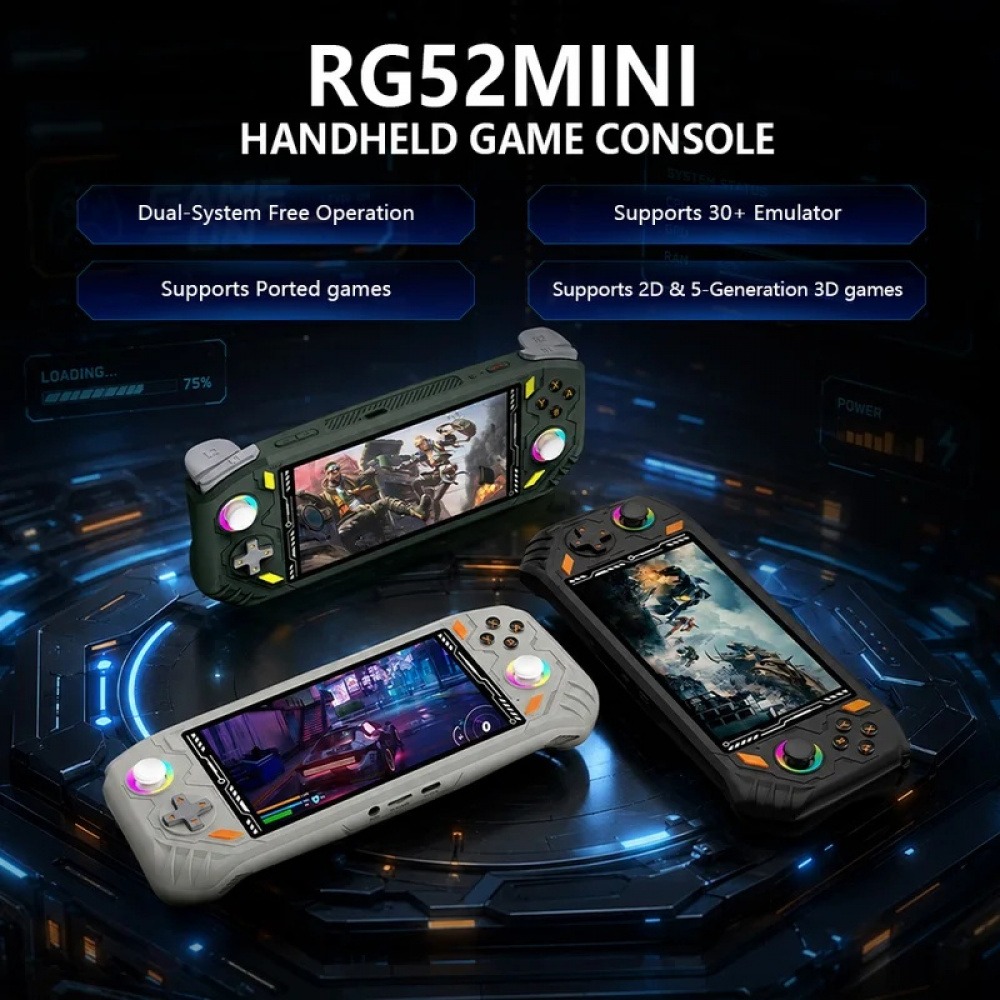 RG52 MINI Handheld Game Consol - Q21 Gaming Console 评论和价格