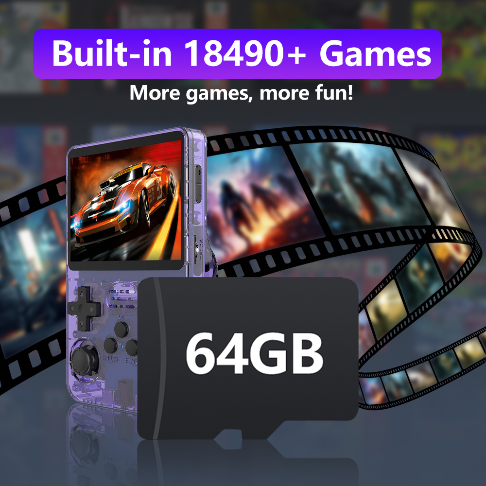 64GB Game Card for R36S Game C - Gaming Console Emulator 评论和价格