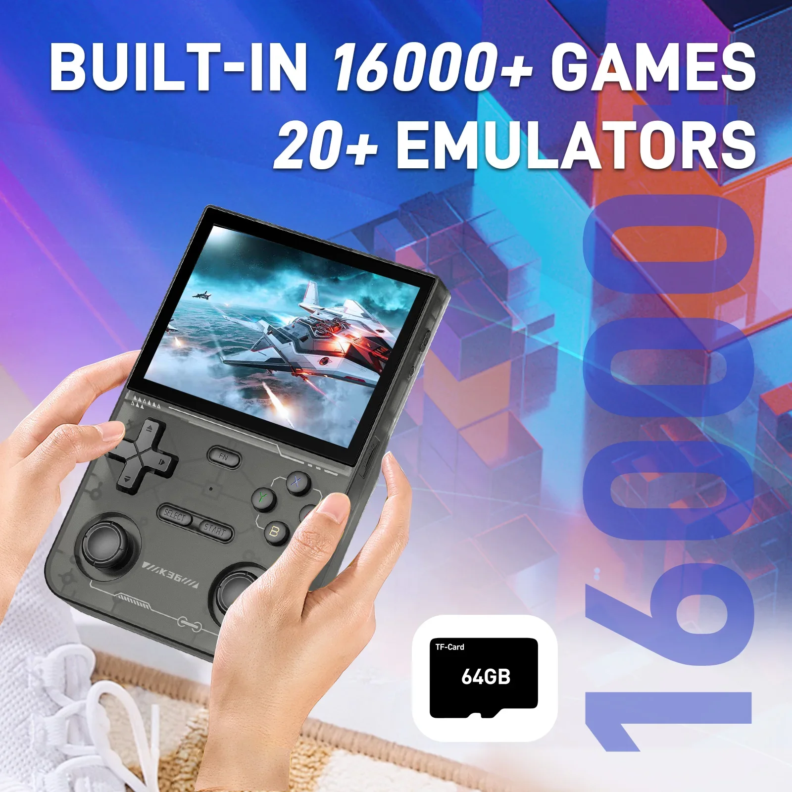 GAMINJA K36 3.5Inch IPS Screen - Gaming Console K36 评论和价格