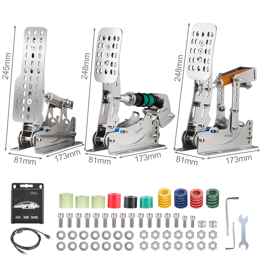 SimRuito Sim Racing LoadCell P - Racing Pedal Set 评论和价格