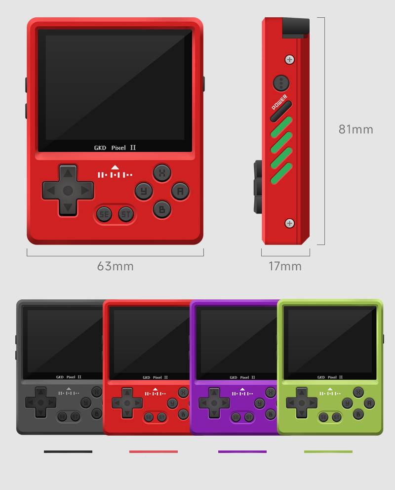 GKD Pixel2 Metal Retro Handhel - Gaming Console Under 5000 评论和价格