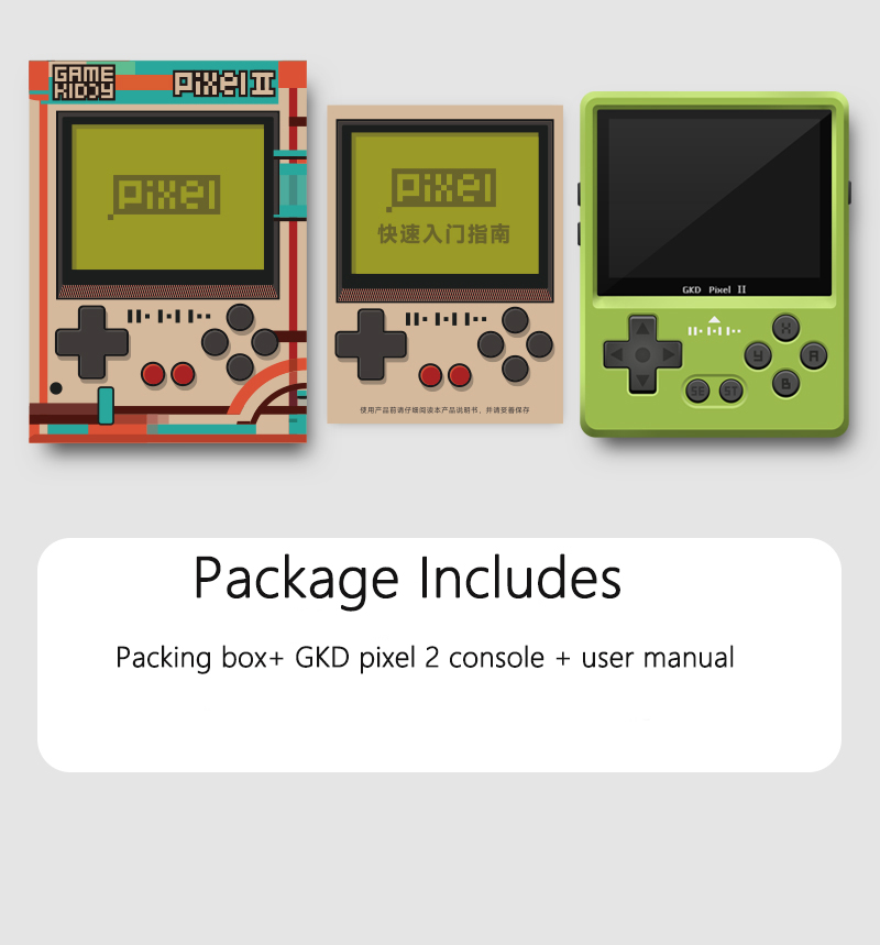 GKD Pixel2 Metal Retro Handhel - Gaming Console Under 5000 评论和价格