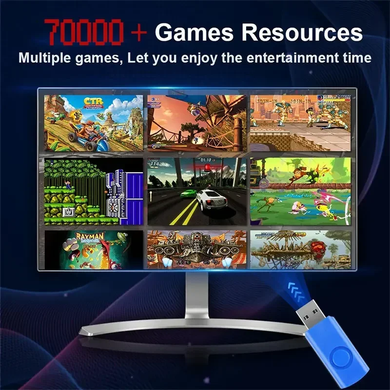 Retro Gaming Console 70000+ Ga - Gaming Console Emulator 评论和价格